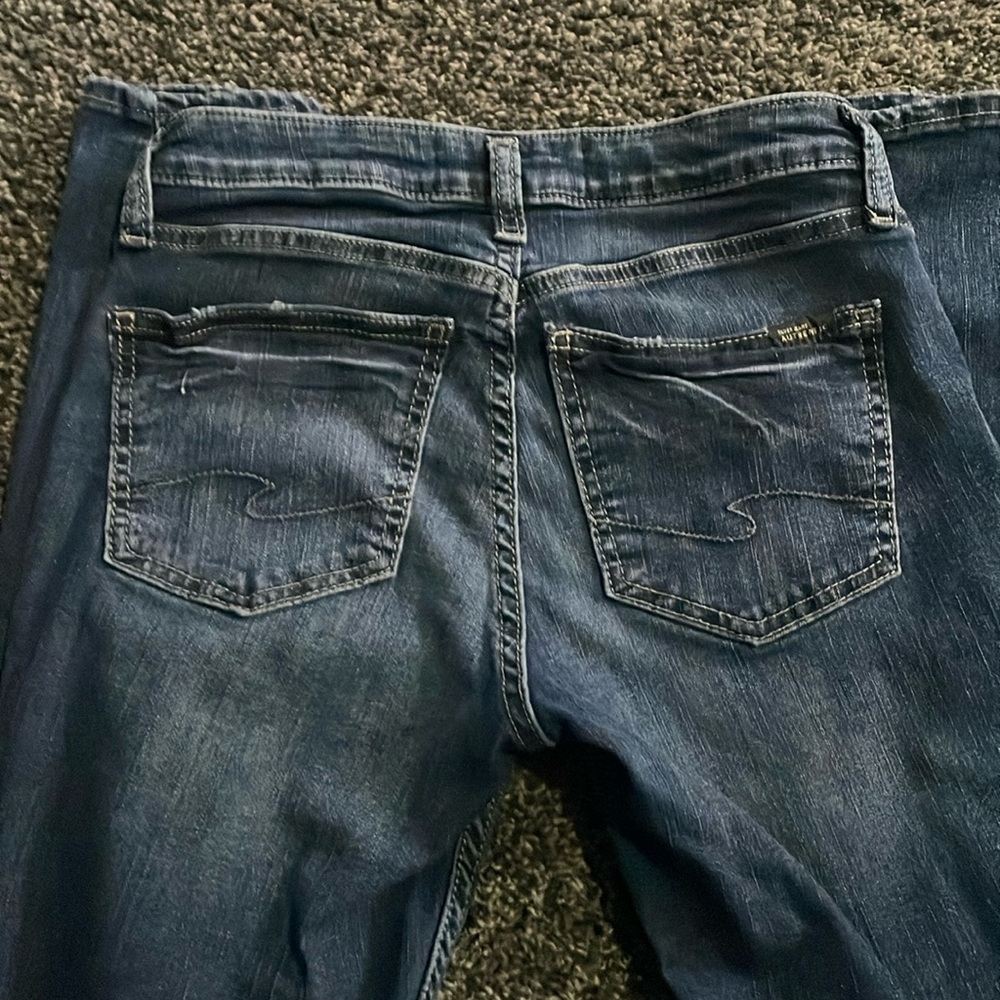 Skinny Silver Jeans size 2